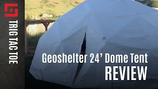 Geoshelter Kupoli 24 Geodesic Dome Tent Review  Episode 4 [upl. by Gannes]