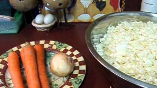 How to make Freezer Cole Slaw [upl. by Ahterahs711]