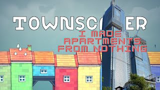 How to make a villages in TOWNSCRAPER with star ⭐⭐⭐⭐⭐ shape Buildings 🏢🏢 [upl. by Neleb]