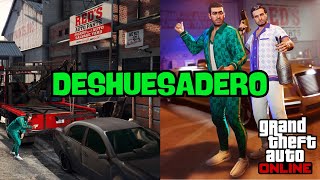 COMO FUNCIONA EL DESHUESADERO GTA V ONLINE [upl. by Robma]