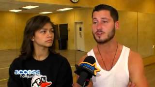 Zendaya amp Val Chmerkovskiy Discuss Their Dancing Strategy [upl. by Halbert452]