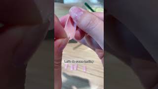 New nail techDouble layer of sticky tab nails pressonails nailart ellieyoungnails nailchannel [upl. by Saxon]