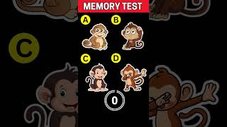 Test Your Memory Power Guess The Correct One   shorts riddles  Memory Test Puzzles [upl. by Phedra589]