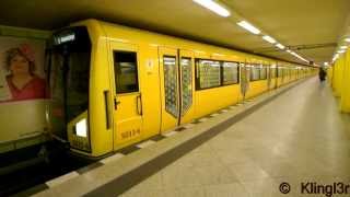 UBahn Berlin Abfahrt HZug 5033 Lichtenberg 1080p [upl. by Eladnar581]