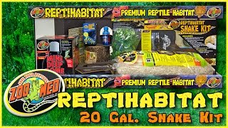 Zoo Med 20 Gallon ReptiHabitat™ Snake Kit [upl. by Darsie210]