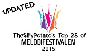 Melodifestivalen 2015 My Top 28 with comments [upl. by Rexana624]