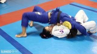 Female World Champions training JiuJitsu Drills  In the Gym with BJJ Hacks [upl. by Ettesyl]