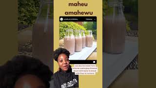 Maheu Amahewu are a well known fermented nutritious drink that many enjoy africa zimfood [upl. by Mosira]