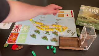 Solo Playthrough Tarawa 1943 from Worthington  The Players Aid [upl. by Alol]