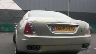 Maserati Quattroporte Soundcheck Revving amp accelerating Awesome sound [upl. by Ofori]