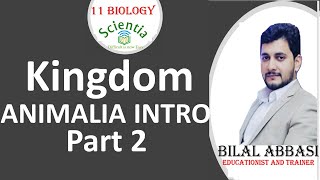 Kingdom Animalia Introduction Part 2 Biology 1 Chapter 10 By Scientia Urdu Hindi [upl. by Sesmar]