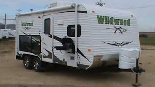 WILDWOOD XLITE 18XL SRV TOY HAULER LIGHTWEIGHT TRAVEL TRAILER BY FOREST RIVER RV [upl. by Aicilet]