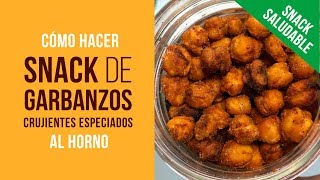 Snack Saludable de Garbanzos Especiados al Horno Ricos en Proteínas RealFood Evita Ultraprocesados [upl. by Harrod797]