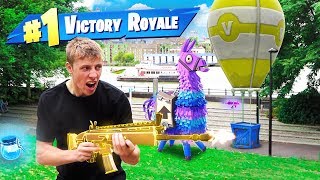 REAL LIFE FORTNITE CHALLENGE [upl. by Airotna]