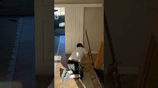 Timelapse laminate installation… laminate flooring installation interiordesign design [upl. by Geoff]