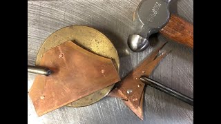 How to Rivet CopperSilver amp Jewelry [upl. by Uaerraj]