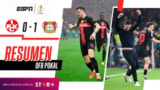 ¡OTRO TÍTULO DE XABI LEVERKUSEN ES CAMPÉON DE LA COPA ALEMANA  Kaiserslautern 01 Bayer  RESUMEN [upl. by Beaufort9]