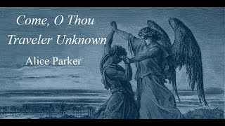 Come O Thou Traveler Unknown  Alice Parker  scrolling score [upl. by Lainad]