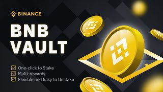 BNB VAULT Rendita PASSIVA su BNB e Binance Exchange [upl. by Ut]