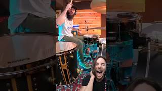 EL ESTEPARIO SIBERIANO PLAYING A SINGLEDOUBLE PEDAL 🤣🔥 drums reaction [upl. by Xenophon]