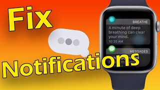 How To Fix Notifications Problems On Your Apple Watch Fast And Easy [upl. by Mcmullan]