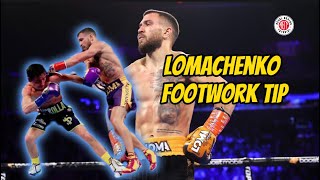 Watch to learn footwork tip to move like Lomachenko [upl. by Ginelle]