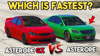 GTA 5 ONLINE  ASTEROPE GZ VS ASTEROPE WHICH IS FASTEST DOMINATOR [upl. by Hairahcaz614]