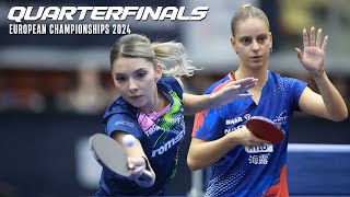 FULL MATCH  Bernadette Szocs vs Charlotte Lutz  2024 European Championships Quarterfinals [upl. by Limemann]