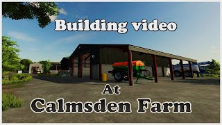 FS22  Building an stunning farm on Calmsden farm  Farming Simulator 22  PS5 [upl. by Aihtnys]