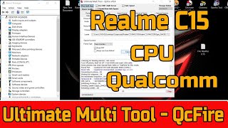 Realme C15 PINFRP Ultimate Multi Tool QcFire [upl. by Nnylcaj]