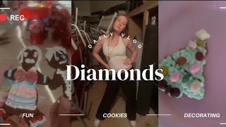 Diamonds💎cookie decoratingbaddmingtonfriends [upl. by Seline]