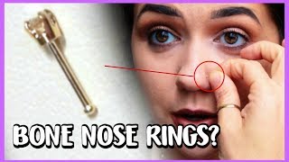 How to Put In a Bone Nose Ring [upl. by Althea]