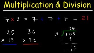 Mathematics  Basic Multiplication amp Long Division [upl. by Sungam798]