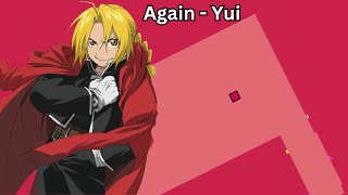 Fullmetal Alchemist Brotherhood  Opening 1 Again  Yui Bouncing Square Cover [upl. by Hardunn]