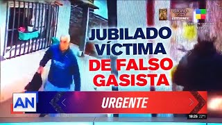 Un JUBILADO VÍCTIMA de un FALSO GASISTA SIMULÓ REVISAR una ESTUFA y le ROBÓ los AHORROS [upl. by Codel]