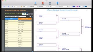 Tournament Bracket Generator App [upl. by Yeslehc]