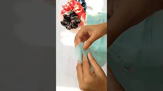 How to make scrunchies at home ❤️ scrunchies tutorials  diy [upl. by Verina]