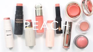 Favourite Peach Blushes and Best Cream Formulas  The Year of Peach [upl. by Silvester690]