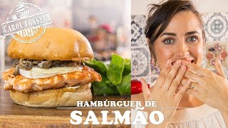 HAMBÚRGUER DE SALMÃO [upl. by Aysab]