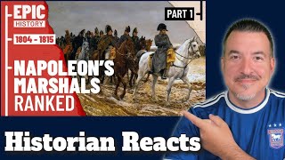 Napoleons Marshals Part 1  Epic History Reaction [upl. by Anilok]