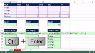 Excel Magic Trick 1122 Repeat Row Headers Vertically For Each Day Activity Exists Array Formula [upl. by Sitruc]