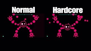 Just Shapes amp Beats Normal vs Hardcore  New Game S Rank [upl. by Nonnek]