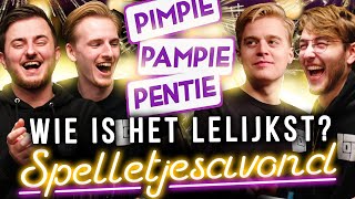 PIMPIE PAMPIE PENTIE met Matthy Jeremy Koen en Egbert  SPELLETJESAVOND 3 [upl. by Ostraw]