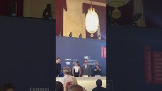 Stars of ‘The Brutalist’ Shine at Venice Press Conference Joe Alwyn Felicity Jones amp Adrien Brody [upl. by Thain746]