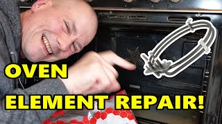 Replace A Range Oven Heating Element [upl. by Eirene545]