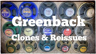 The Current 15 Greenback Clones and Reissues Compared to an Original [upl. by Yelnahs115]