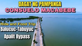 consuelo macabebe  tabuyuc balucuc bypass  ride to pampanga [upl. by Lyrred]