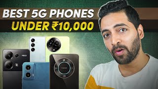 Top 5 Paisa Wasool 5G Phones Under ₹10000 MAY 2024 [upl. by Dolly]