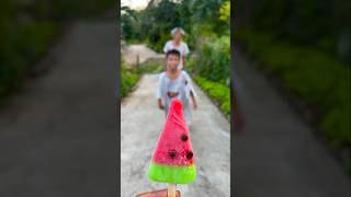 Kind grandpa eats watermelon ice cream 🍧 watermelon ice cream 🍓 beautiful shorts [upl. by Estes]