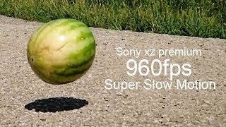 Sony Xperia XZ Premium Slow Motion 960fps [upl. by Stalk]